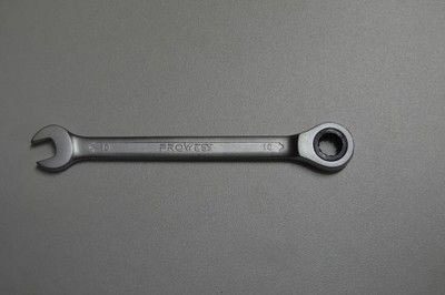 Plochý ráčnový klíč 10mm, ráčna - chrom vanad PRC