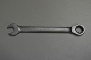 Plochý ráčnový klíč 17mm, ráčna - chrom vanad PRC