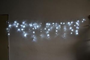 Vánoční osvětlení - venkovní závěs 10 metrů bílý