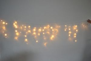 Vánoční osvětlení - venkovní závěs 10 metrů teplý
