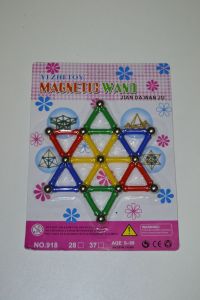  Magnetická stavenice - magnetic wand 37 dílů 