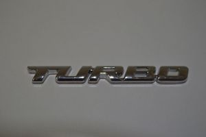 Plastický nápis na auto - samolepka - TURBO