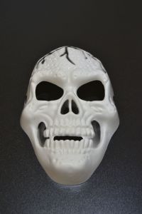 Plastová maska na obličej - kostra