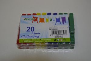 Plastové kolíčky na prádlo - 20ks