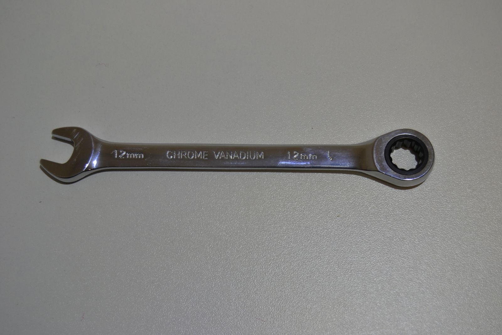 Plochý ráčnový klíč 12mm, ráčna - chrom vanad PRC