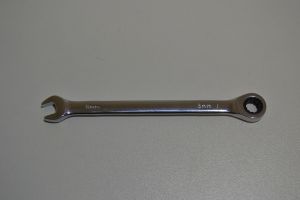 Plochý ráčnový klíč 8 mm, ráčna - chrom vanad PRC