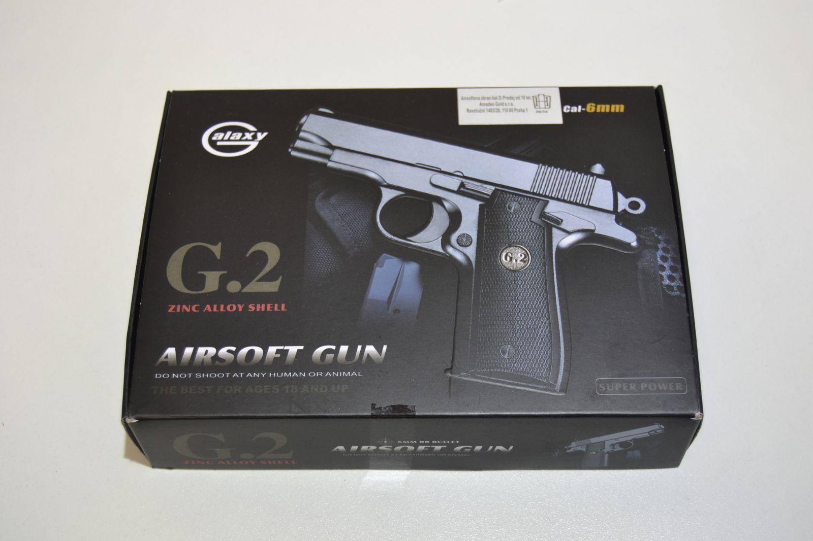 Kovová kuličkovka G2 - BB 6 mm - kuličková pistole airsoft