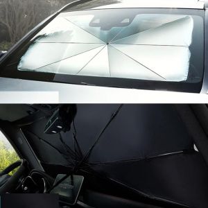 Skládací sluneční clona do auta, deštník