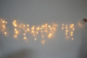 Vánoční osvětlení - venkovní závěs 5 metrů teple bílý PRC
