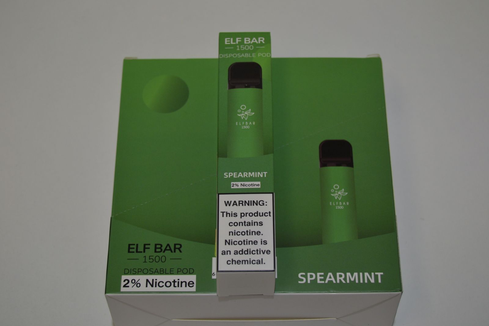 Elektronická cigareta Elf Bar 1500 Spearmint 20 mg