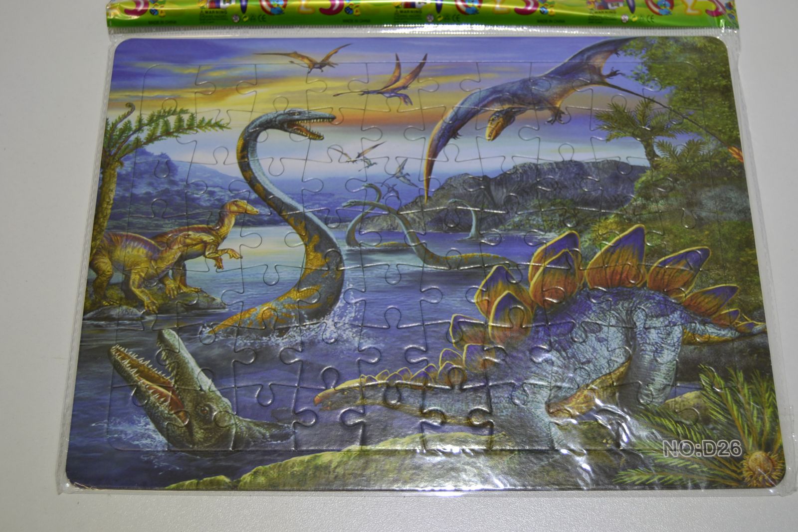 Puzzle 70 dílků - Vodní dinosauři D26 PRC