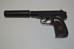 Kovová kuličkovka s tlumičem G29A, kuličková pistole, BB airsoft gun