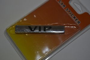 Plastický nápis na auto - samolepka - VIP
