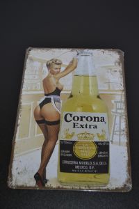 Plechová reklamní cedule 20 x 30 cm, Corona Extra 012