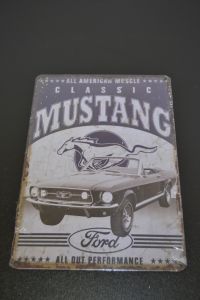 Plechová reklamní cedule 20 x 30 cm, Ford Mustang 017