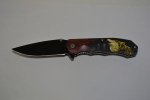 Zavírací nůž - Motiv vlka 20 cm
